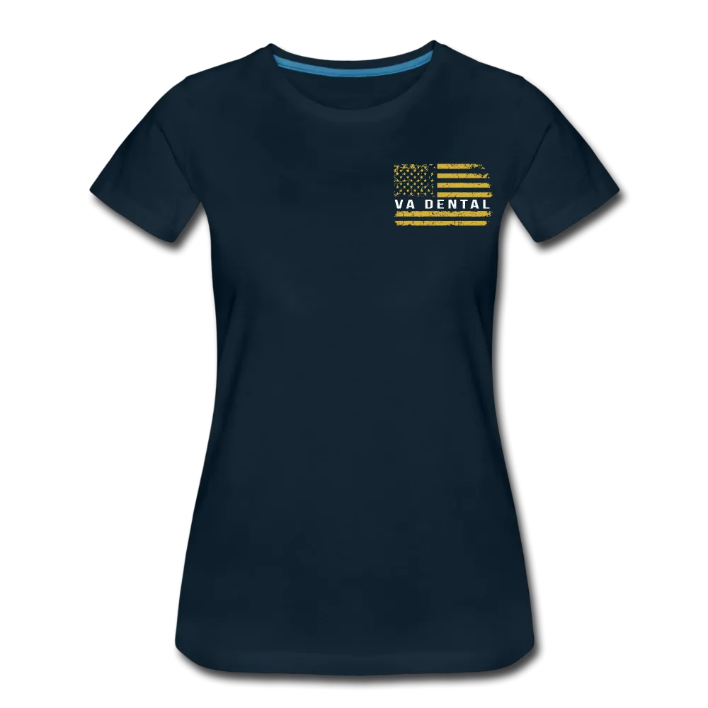 VA Dental department of veterans affairs Women’s Premium T-Shirt (Gold)
