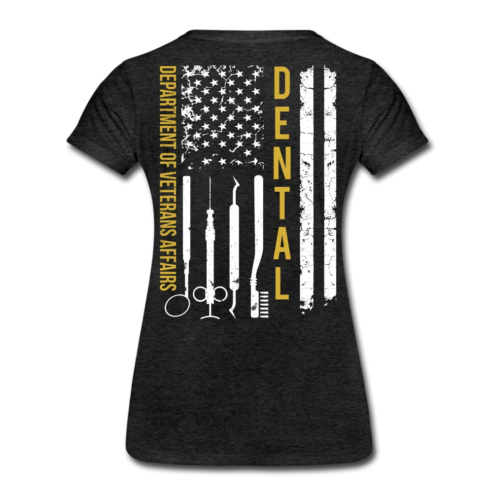 VA Dental department of veterans affairs Women’s Premium T-Shirt (Gold)