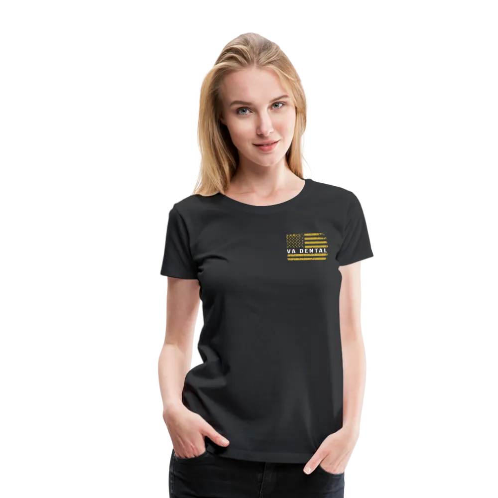 VA Dental department of veterans affairs Women’s Premium T-Shirt (Gold)