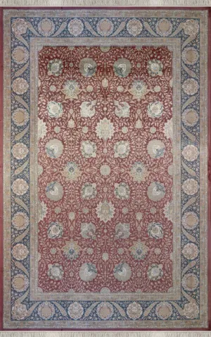 Vendome Palace Traditional Patterned Living Room Rug 5421