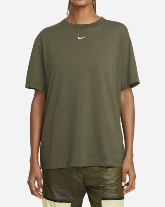 W NSW ESSNTL SS TOP BF - Cargo Khaki/White