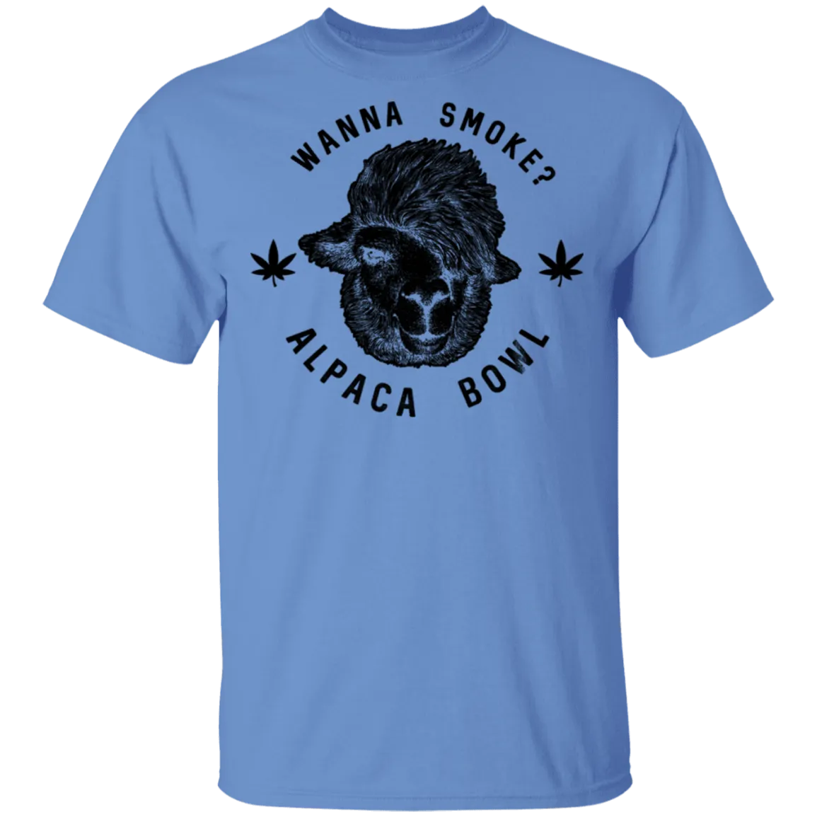 Wanna Smoke Alpaca Bowl T-Shirt