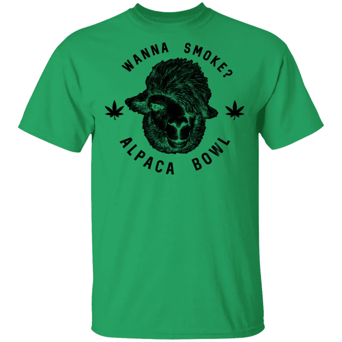 Wanna Smoke Alpaca Bowl T-Shirt