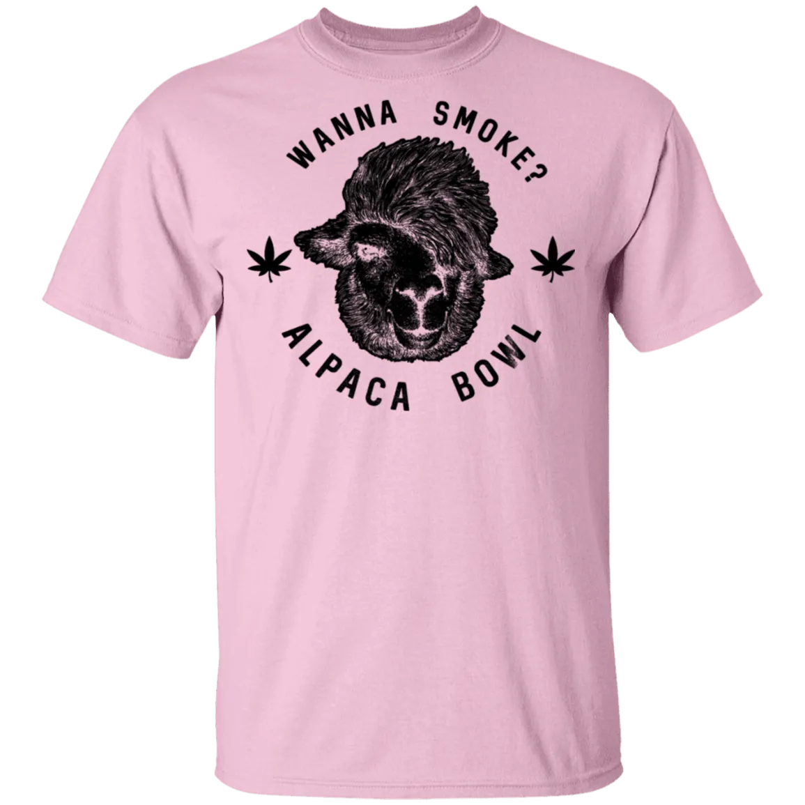 Wanna Smoke Alpaca Bowl T-Shirt