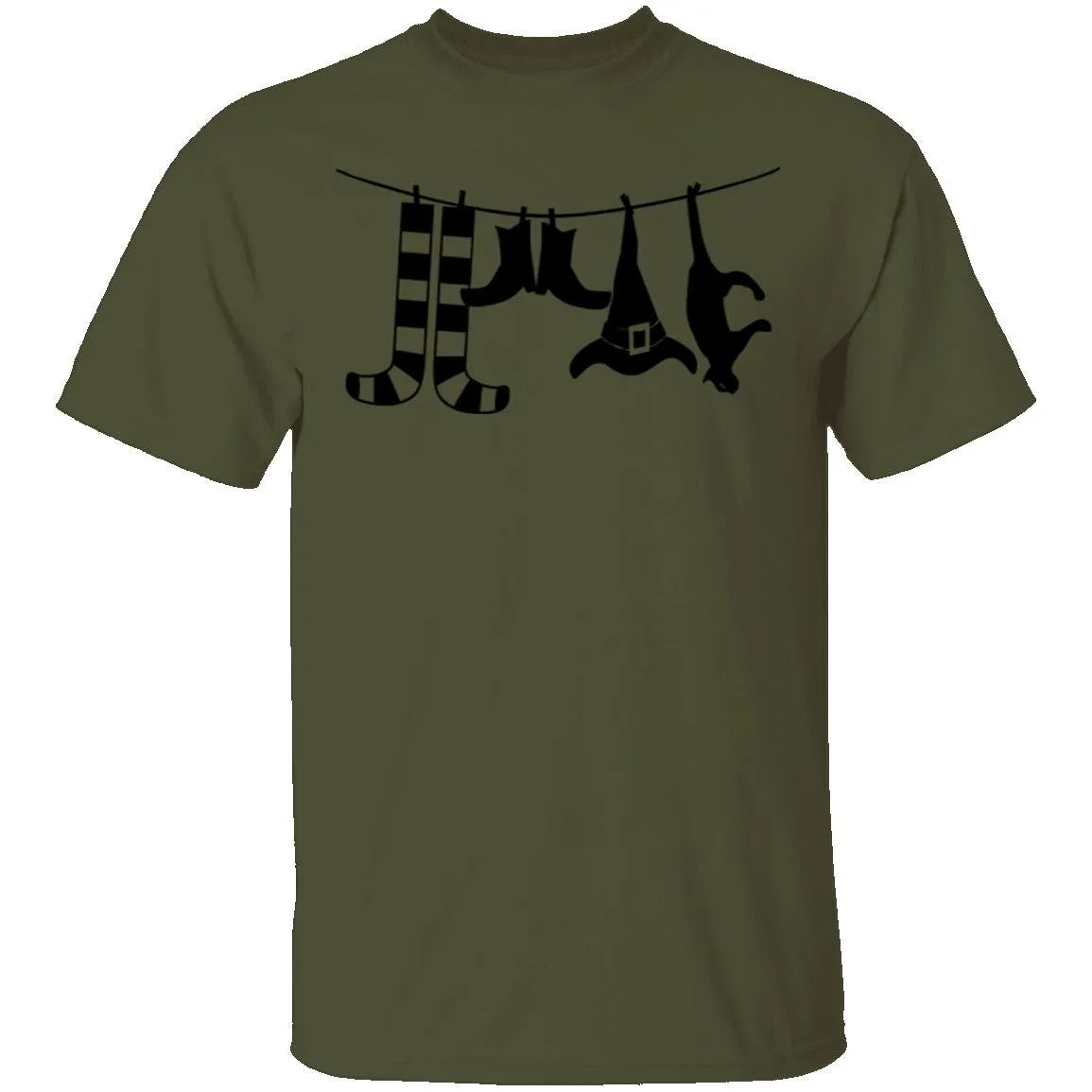 Witch Hanged Laundry T-Shirt