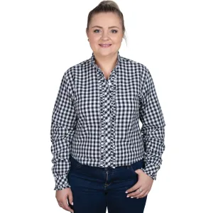Women's Abbey Frills Full Button Print Workshirt