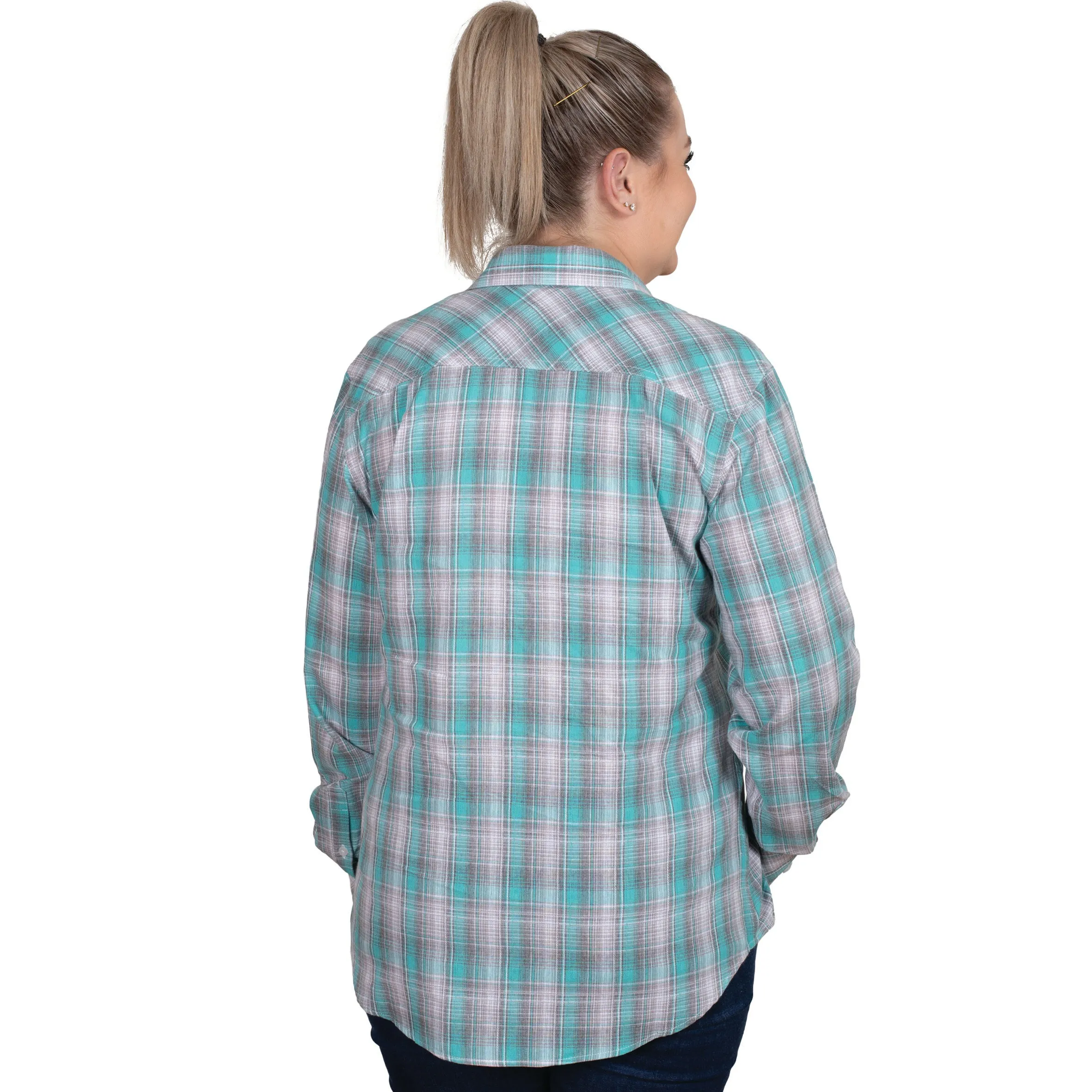 Women's Abbey Full Button Print Workshirt