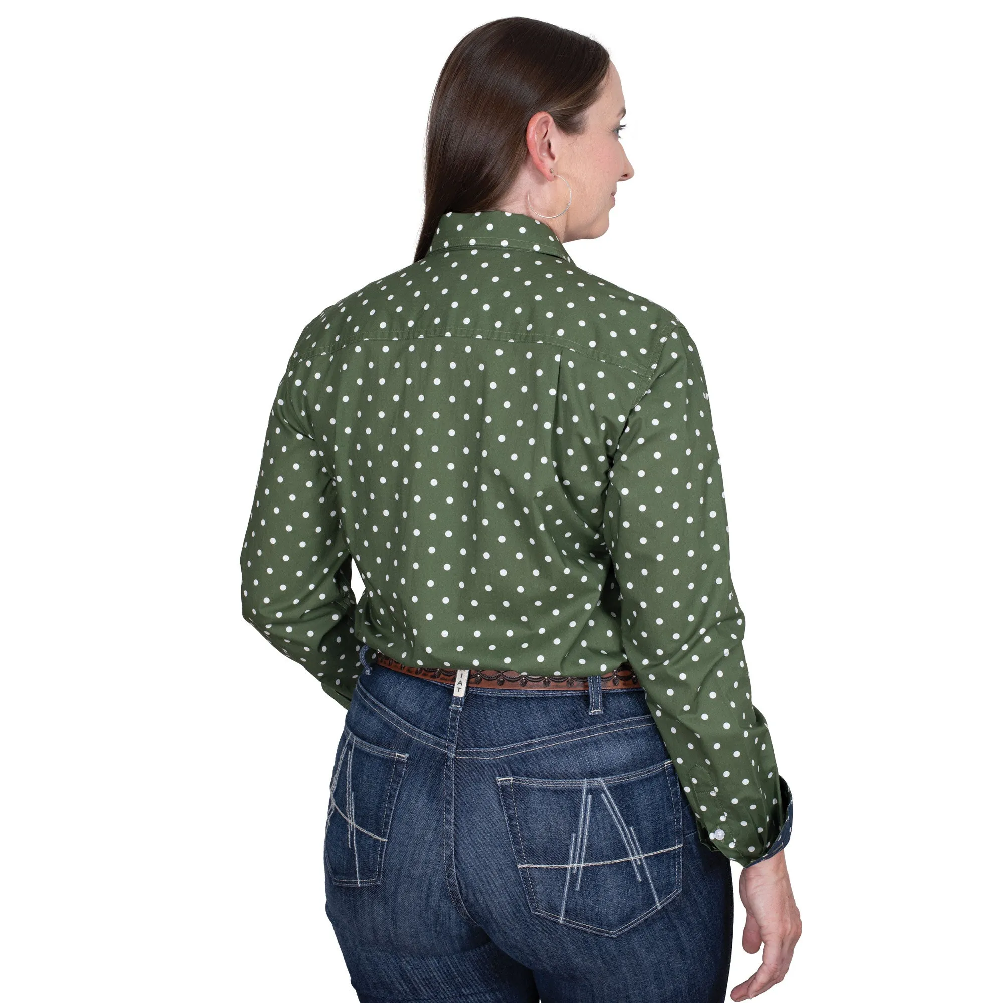 Women's Abbey Full Button Print Workshirt