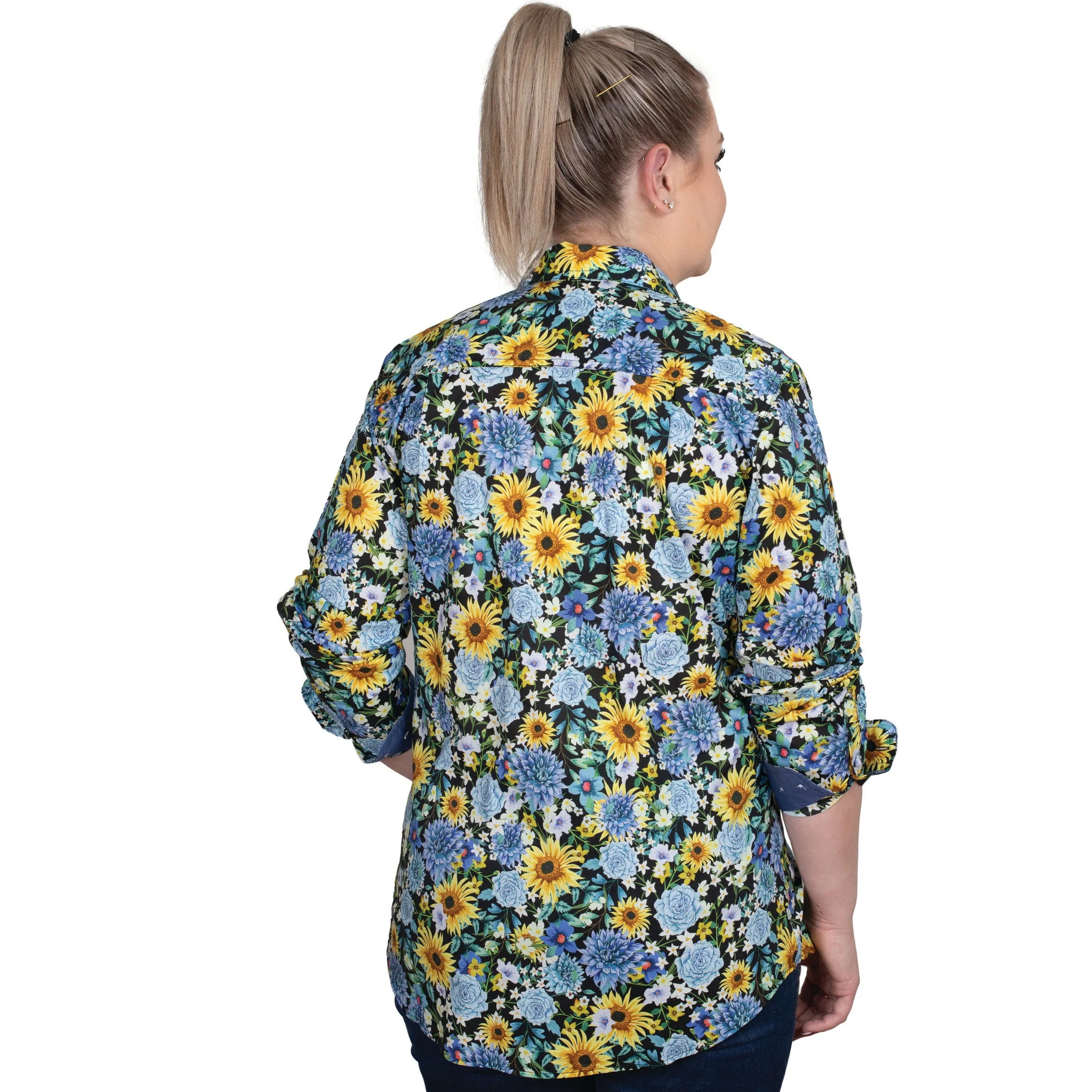 Women's Abbey Full Button Print Workshirt