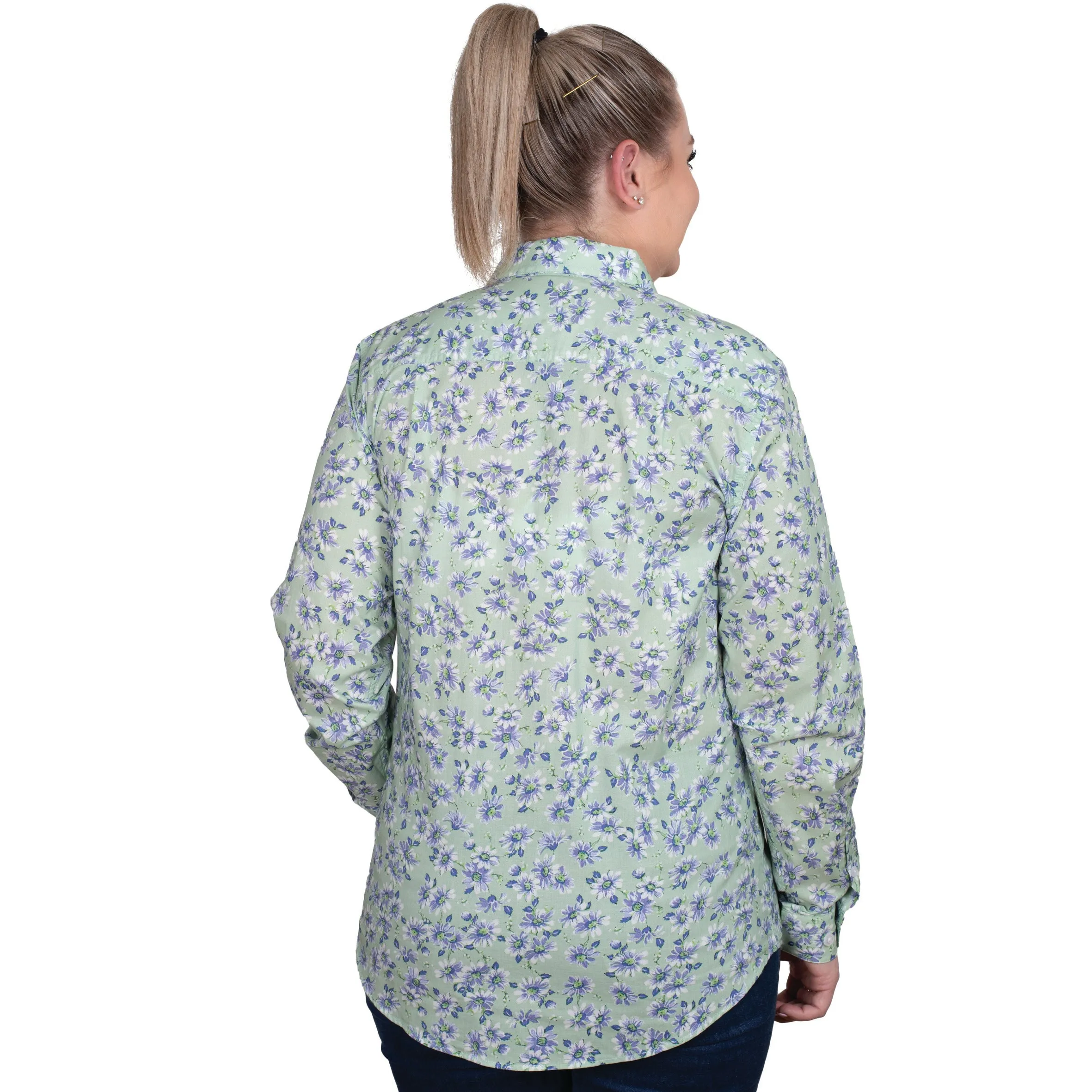 Women's Abbey Full Button Print Workshirt