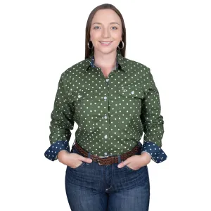 Women's Abbey Full Button Print Workshirt
