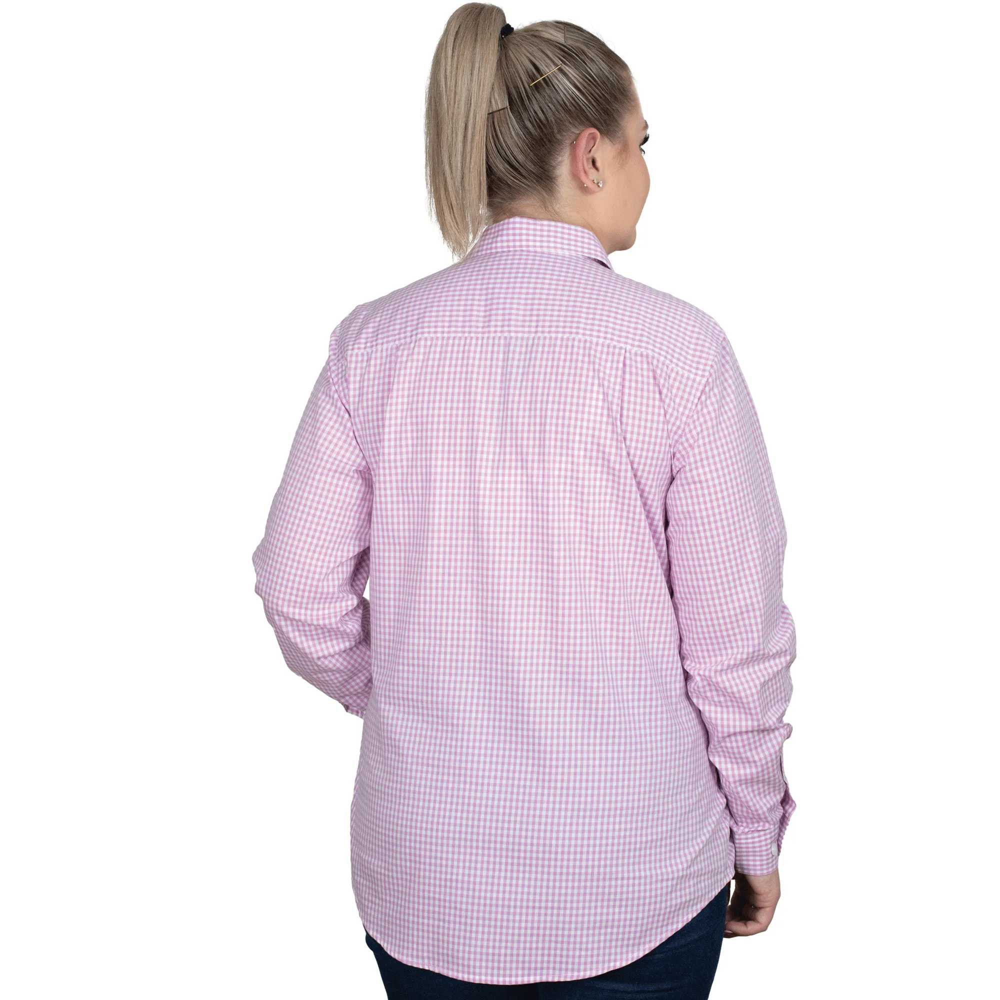 Women's Georgie Half Button Print Workshirt