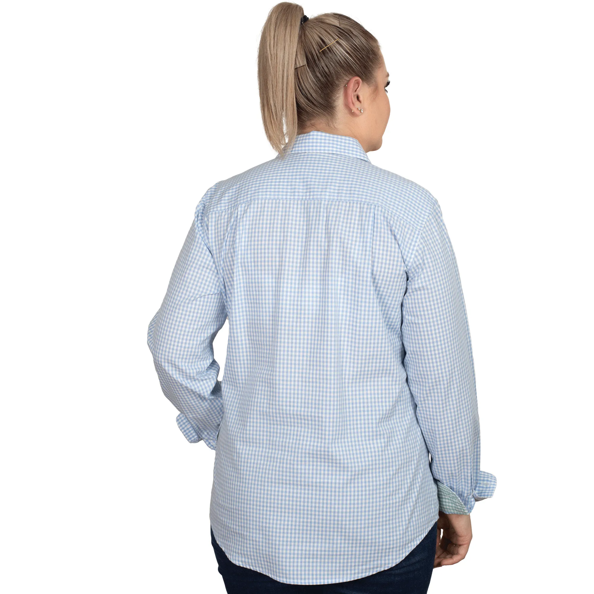 Women's Georgie Half Button Print Workshirt