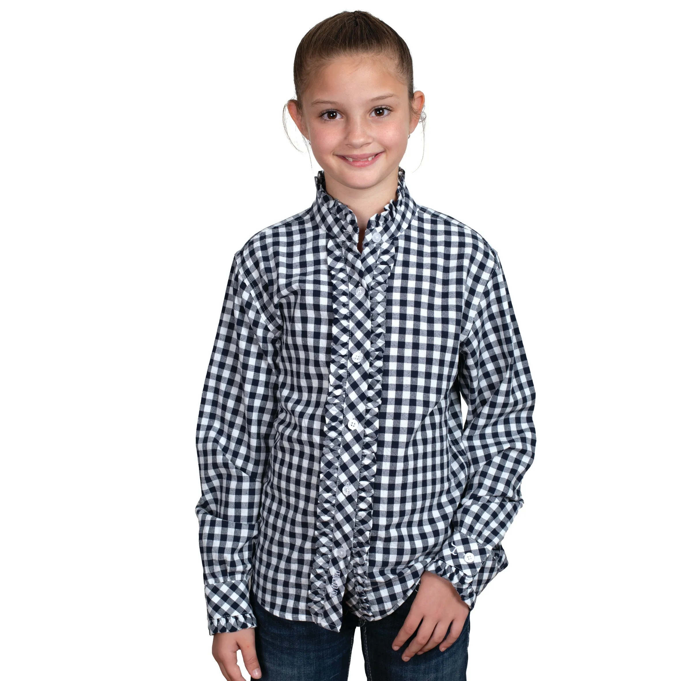 Women's Gracie Frills Full Button Print Workshirt
