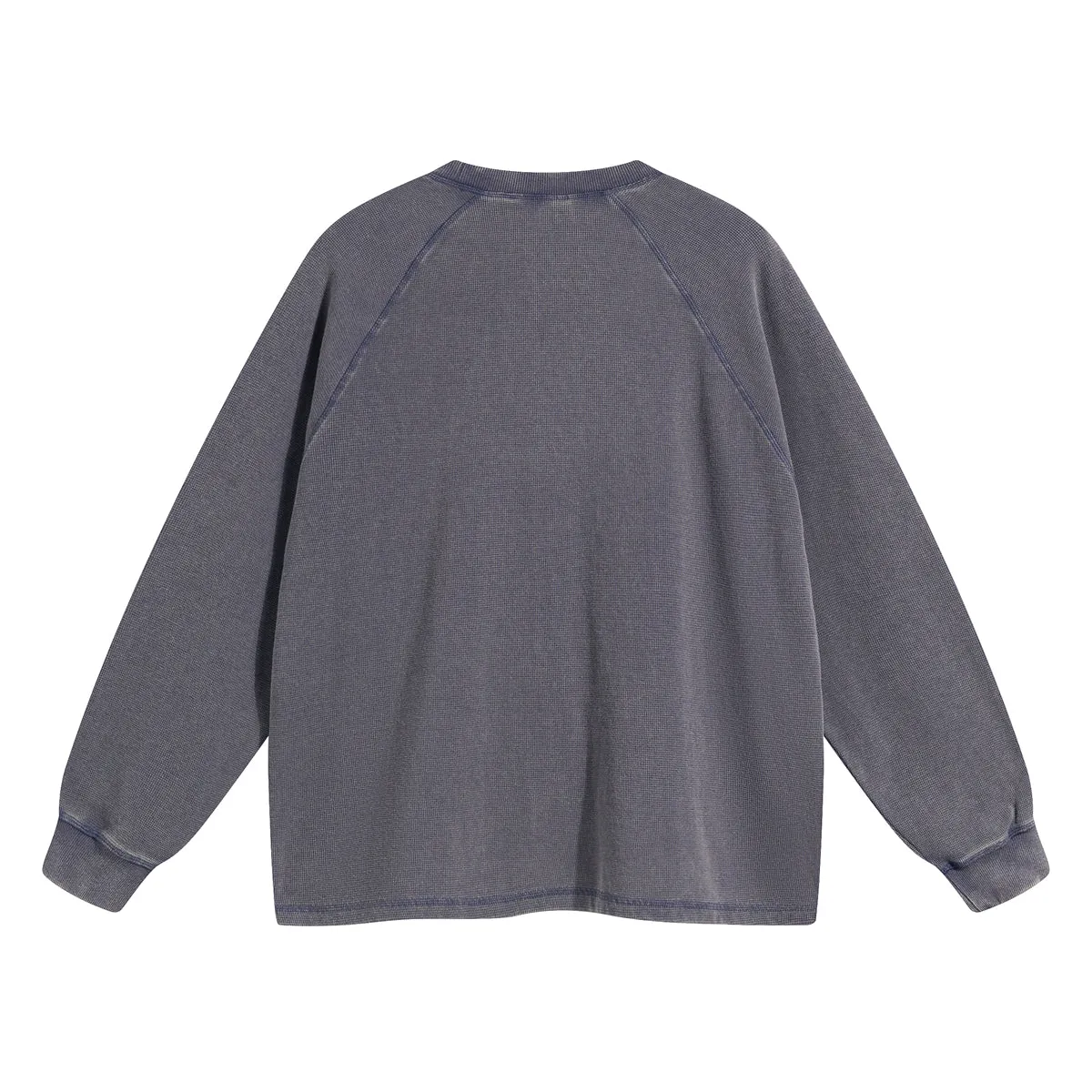 Women's Heavyweight Waffle-knit Long Sleeve T Shirt