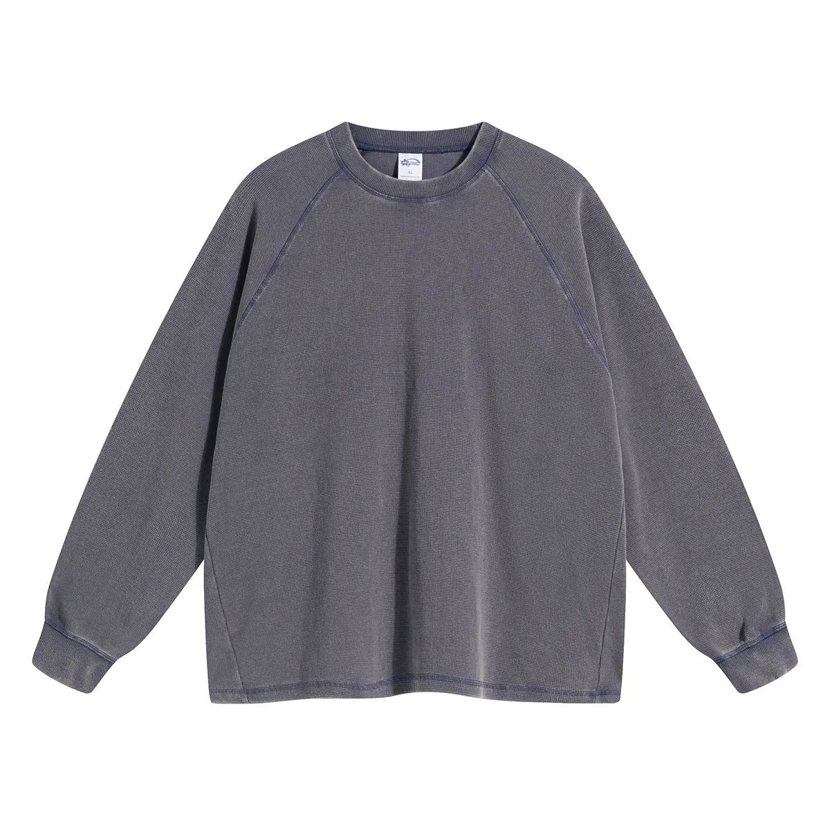 Women's Heavyweight Waffle-knit Long Sleeve T Shirt