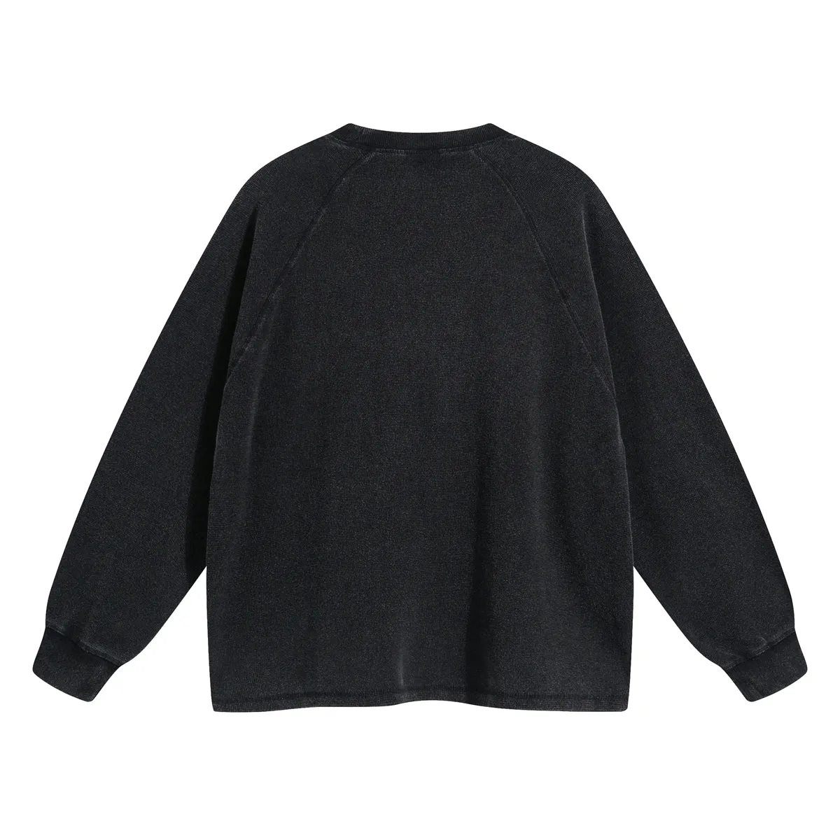 Women's Heavyweight Waffle-knit Long Sleeve T Shirt