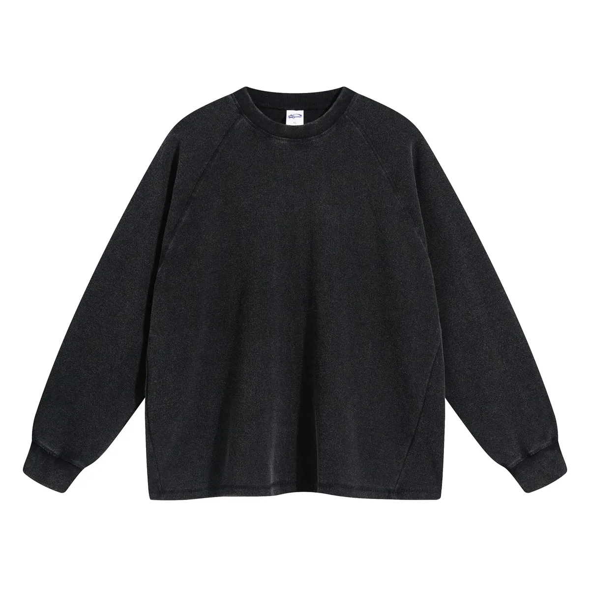 Women's Heavyweight Waffle-knit Long Sleeve T Shirt