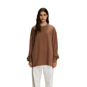 Women's Heavyweight Waffle-knit Sweatshirt