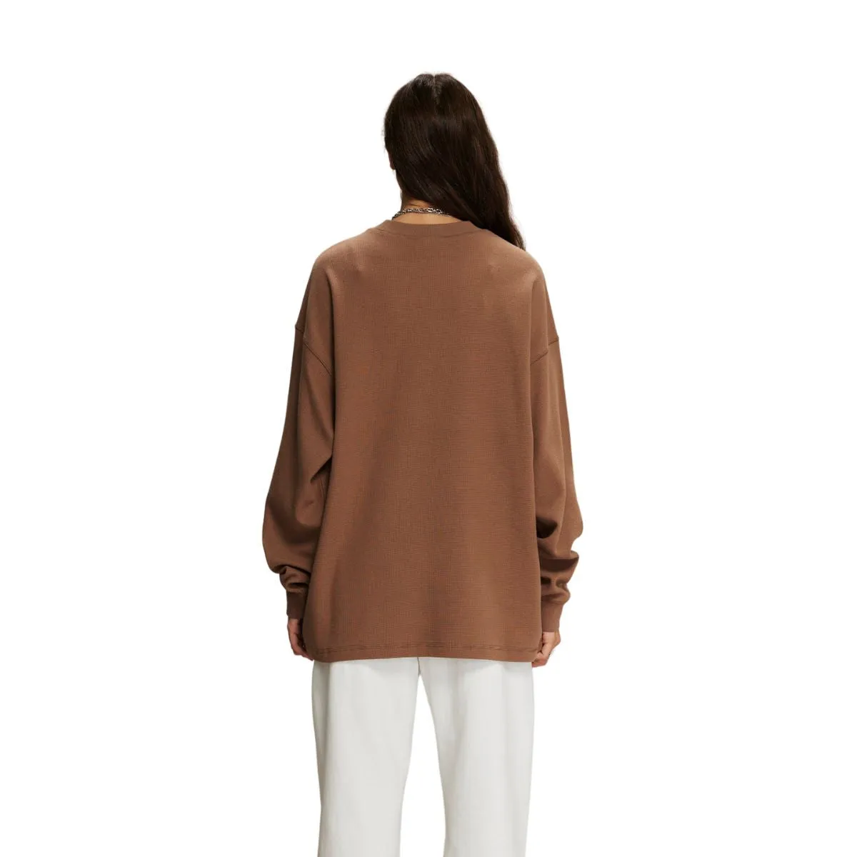 Women's Heavyweight Waffle-knit Sweatshirt