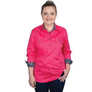 Women's Jahna Trim Half Button Workshirt