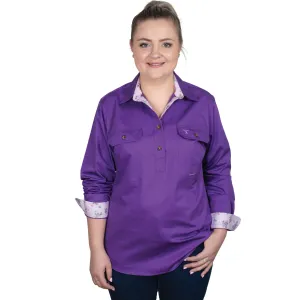 Women's Jahna Trim Half Button Workshirt