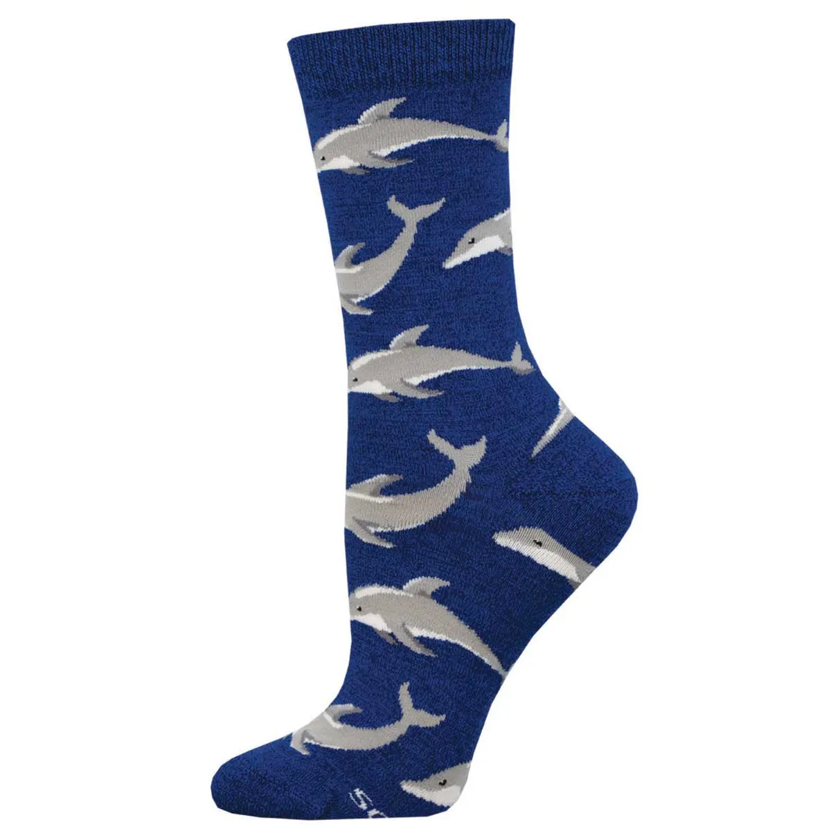 Women's Joyous Dolphins Bamboo Socks