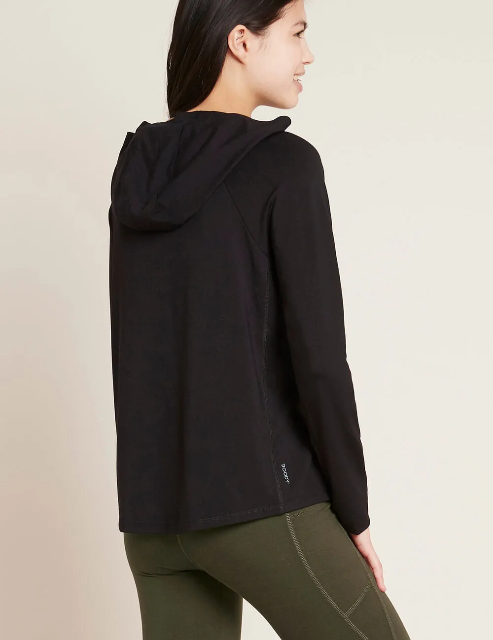 Women's Long Sleeve Hooded T-Shirt