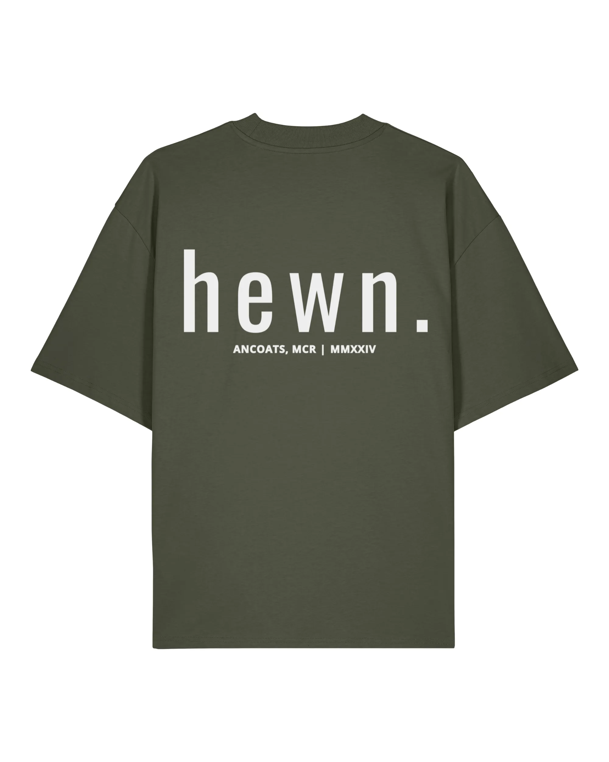 Women's Organic Cotton Signature Oversized T-Shirt | Pine Green Khaki