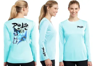 Women’s Performance Dive Life Manta Rays Long Sleeve
