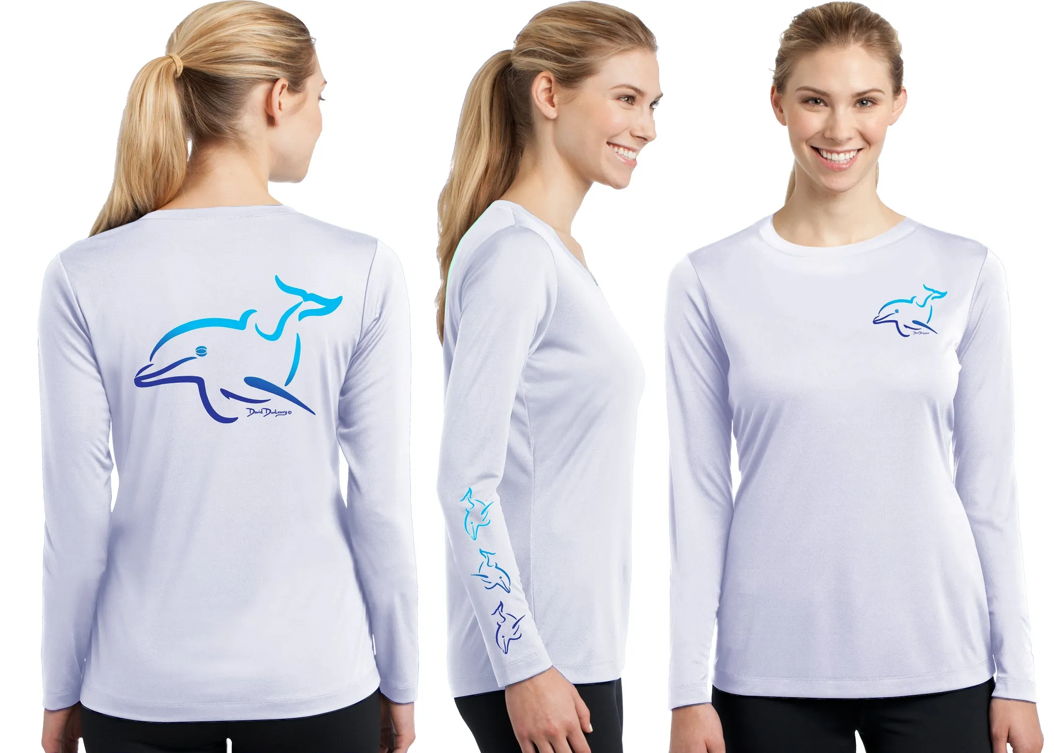 Women’s Performance Dolphin Deco Long Sleeve