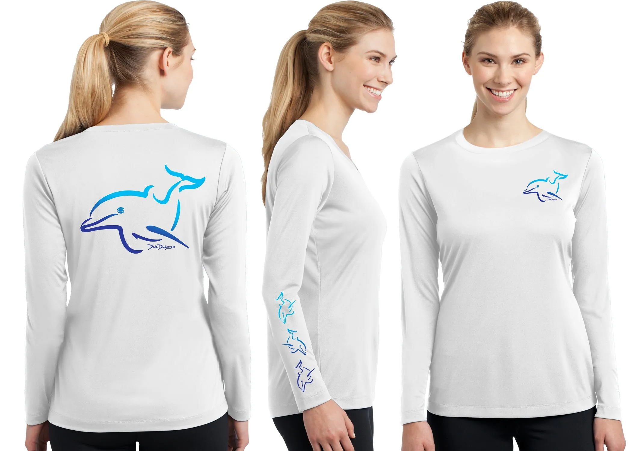 Women’s Performance Dolphin Deco Long Sleeve