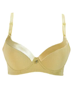 Women's Skin Everyday Basic Comfort Lightly Padded Underwire Flourish Bra - Single Padded Bra - FL991