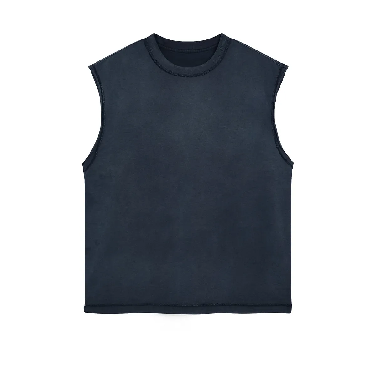 Women's Sleeveless Faded T Shirt 275gsm