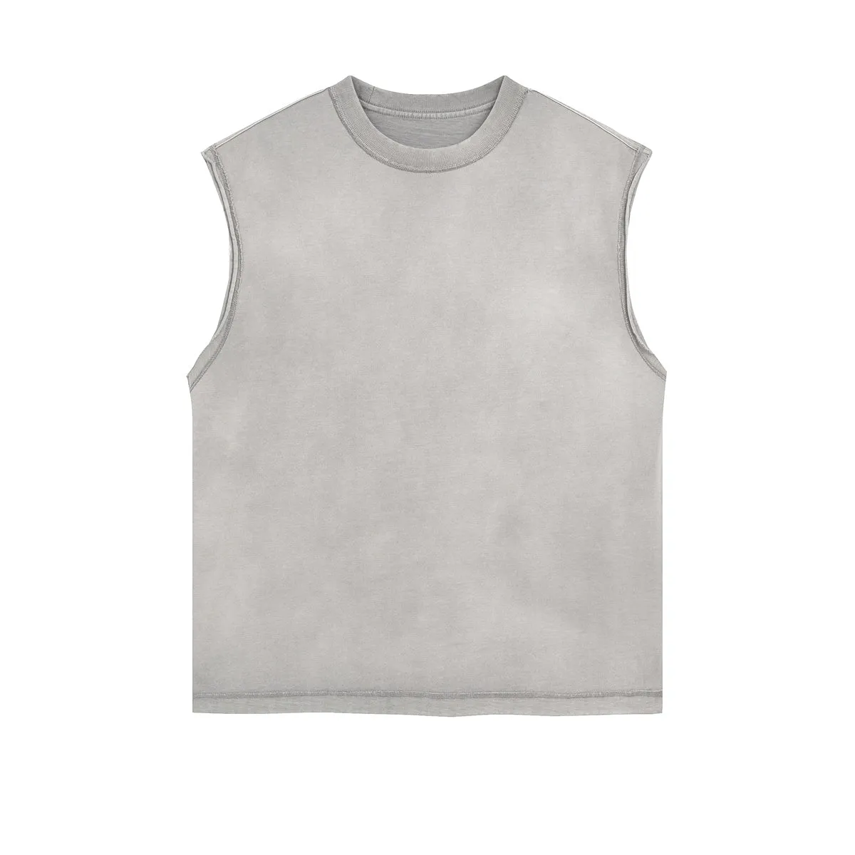 Women's Sleeveless Faded T Shirt 275gsm